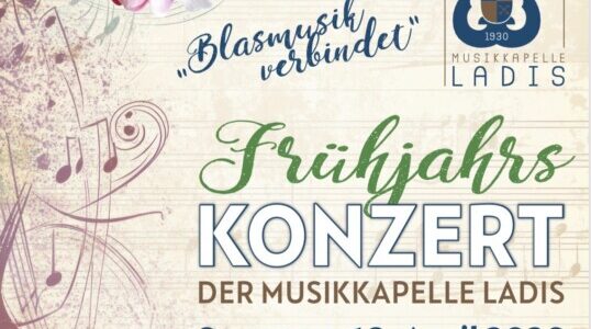 Frühjahrskonzert am Samstag den 18. April 2026
